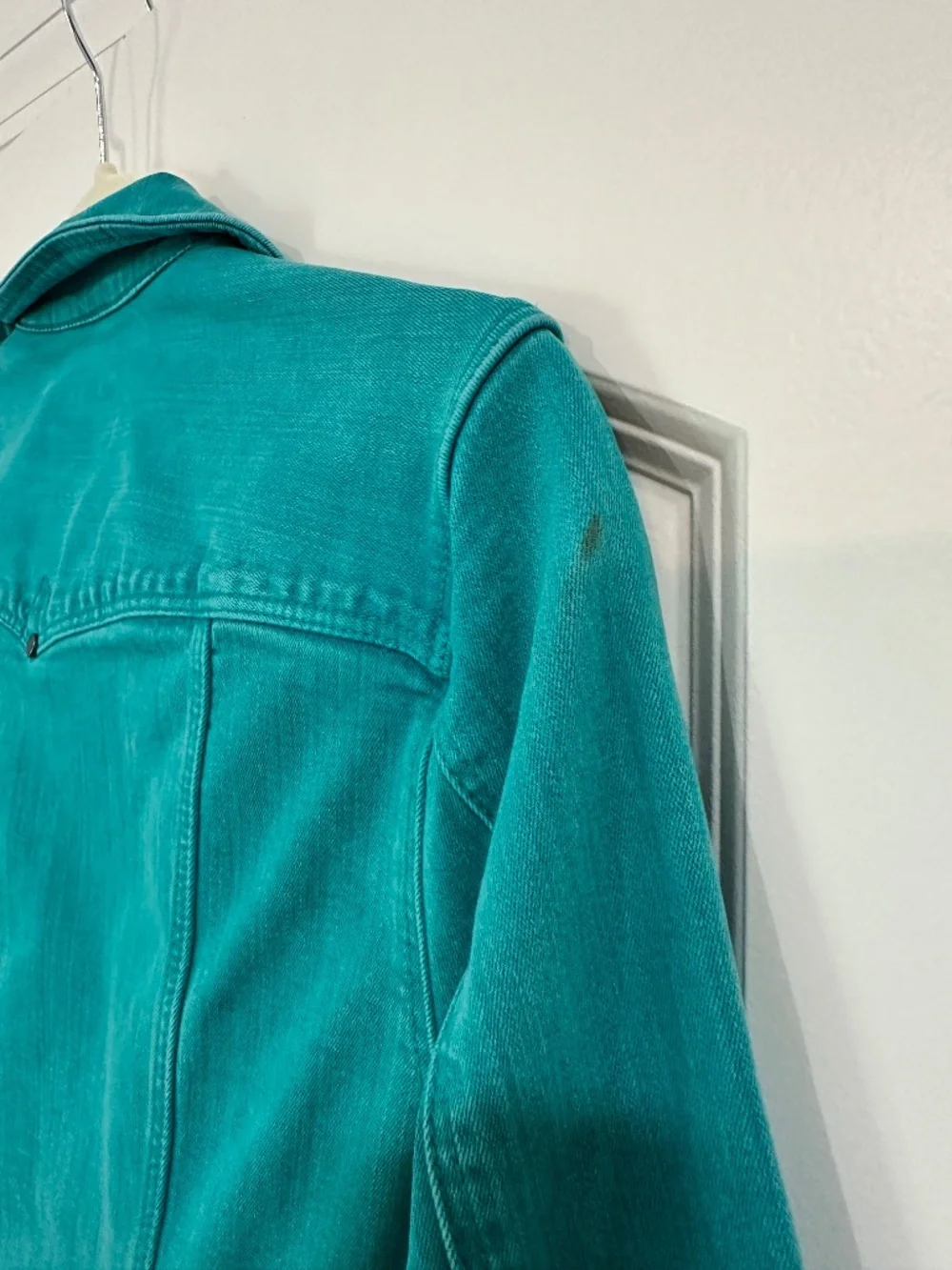 Liverpool Temma Stretch Denim Jacket - Turquoise